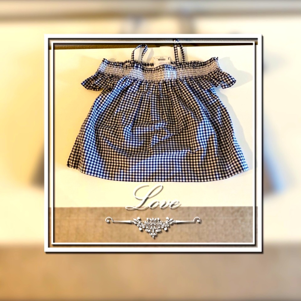 Janie and Jack Gingham Top